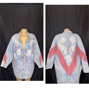 Vintage Annabella fridge Denim Jacket fits up to a Large